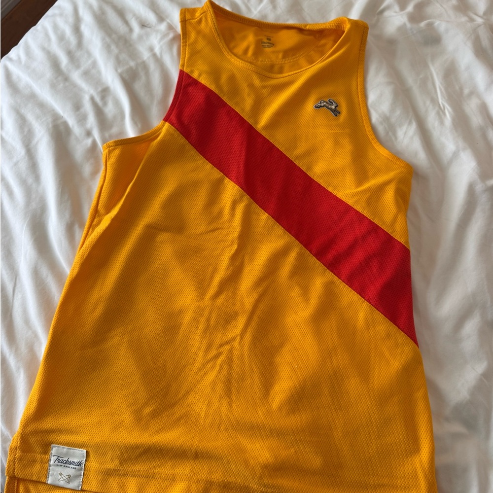 Yellow and Red Tank Top